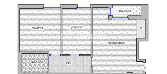 3-Zimmer Wohnung in San Donato Milanese, Italy, Nr. 100335 20