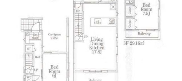 3 bedrooms House in Tokyo, Japan No. 5058 2