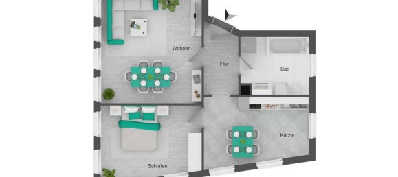 Apartamento de 2 divisões em Leipzig, Germany N.º 312515 13