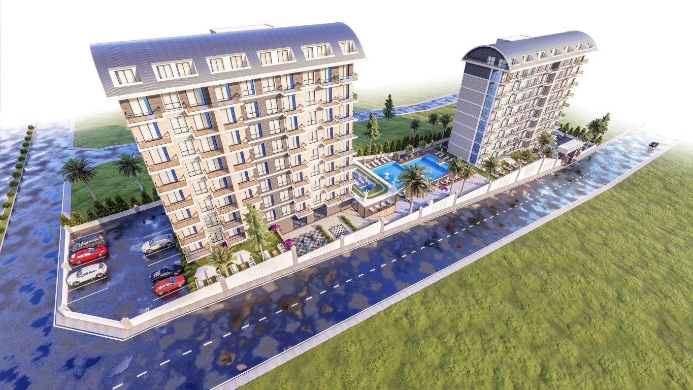 2-Zimmer Wohnung in Alanya, Turkey, Nr. 10009