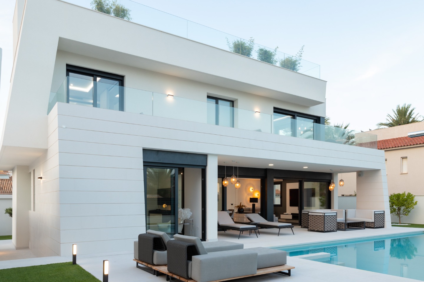 4 غرف نوم فيلا في La Zenia, Spain رقم 8568