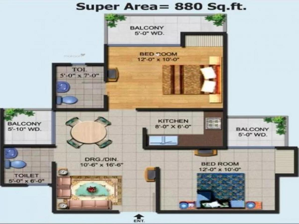 2 bedrooms House in Noida, India No. 67452