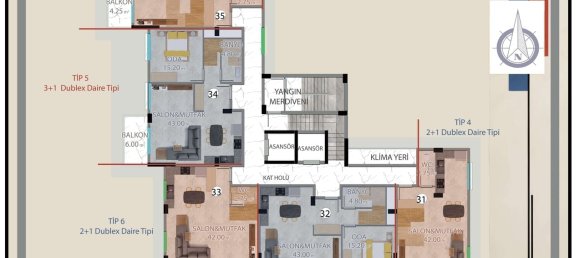 1000 bedrooms Apartment in Demirtas, Turkey No. 31359 15