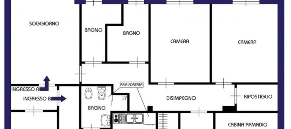 Квартира с 5 комнатами в Куарту Сант'Элена, Италия № 268665 4