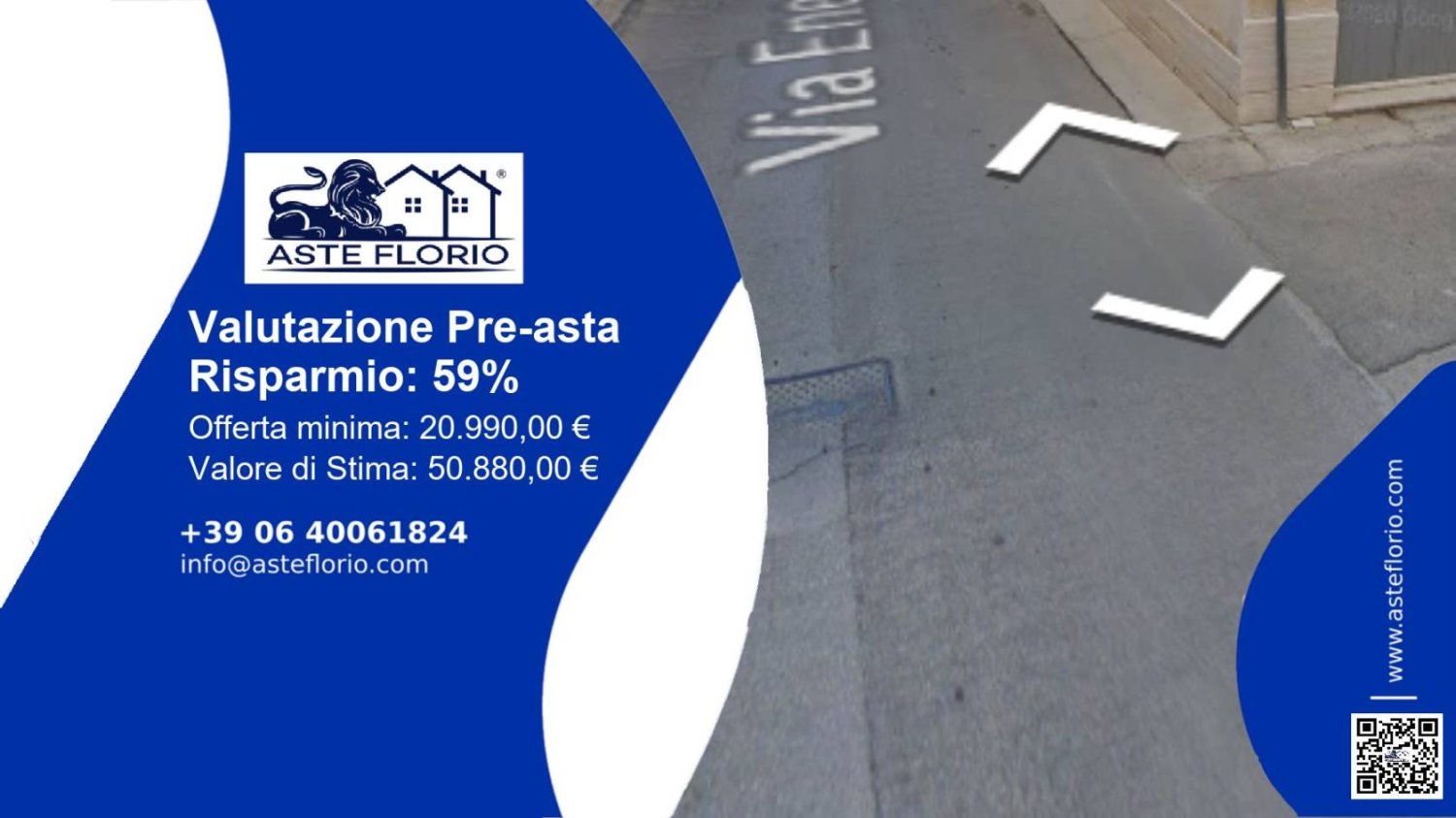 Propiedad comercial de 1 habitación en Alcamo, Italy No. 62033