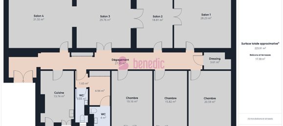 5 غرف نوم شقة في Metz, France رقم 99565 2