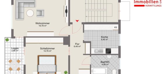 Квартира с 1 спальней в Хоф, Германия № 294137 5