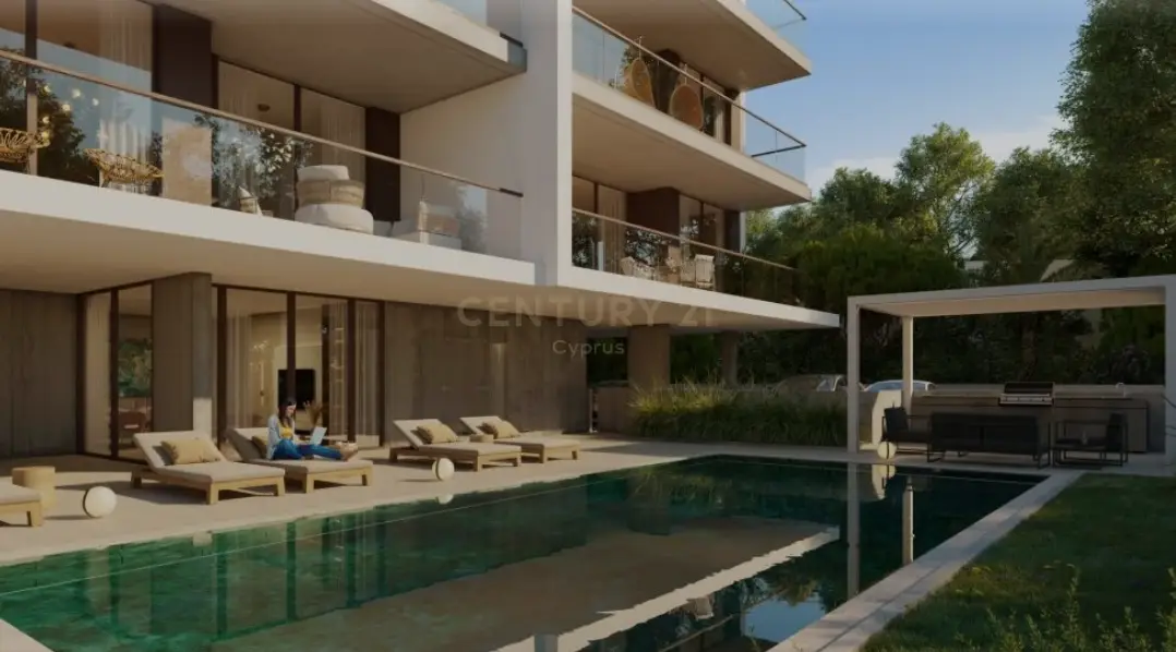 Apartamento de 2 dormitorios en Germasogeia, Cyprus No. 5440