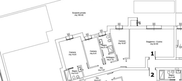 Apartamento de 4 habitaciónes en Castel Maggiore, Italy No. 35298 12