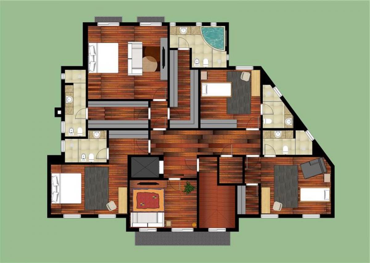 Дом с 4 спальнями в Сан-Паулу, Бразилия № 503277