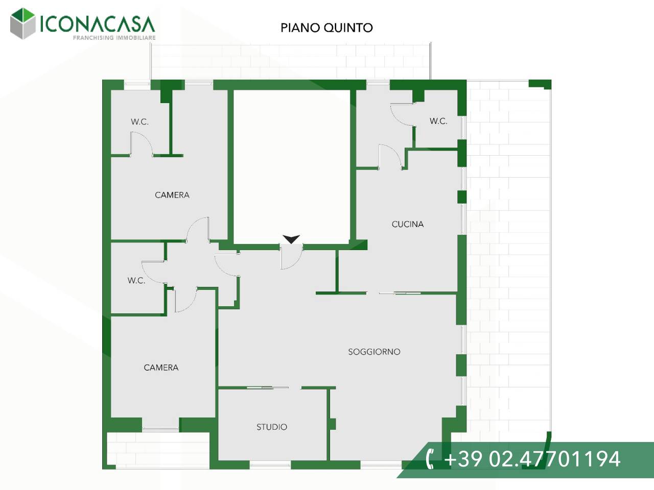 4-Zimmer Wohnung in Milan, Italy, Nr. 241379