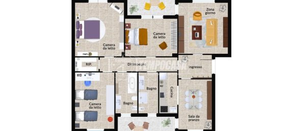 7غرفة شقة في Maglie, Italy رقم 108325 5