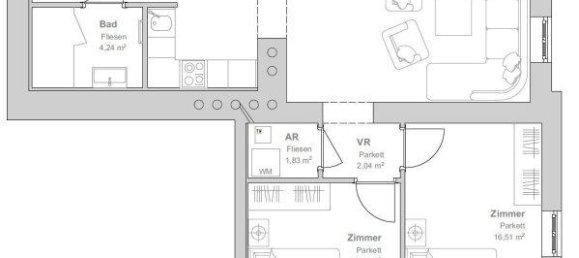 3-Zimmer Wohnung in Brigittenau, Austria, Nr. 148471 13