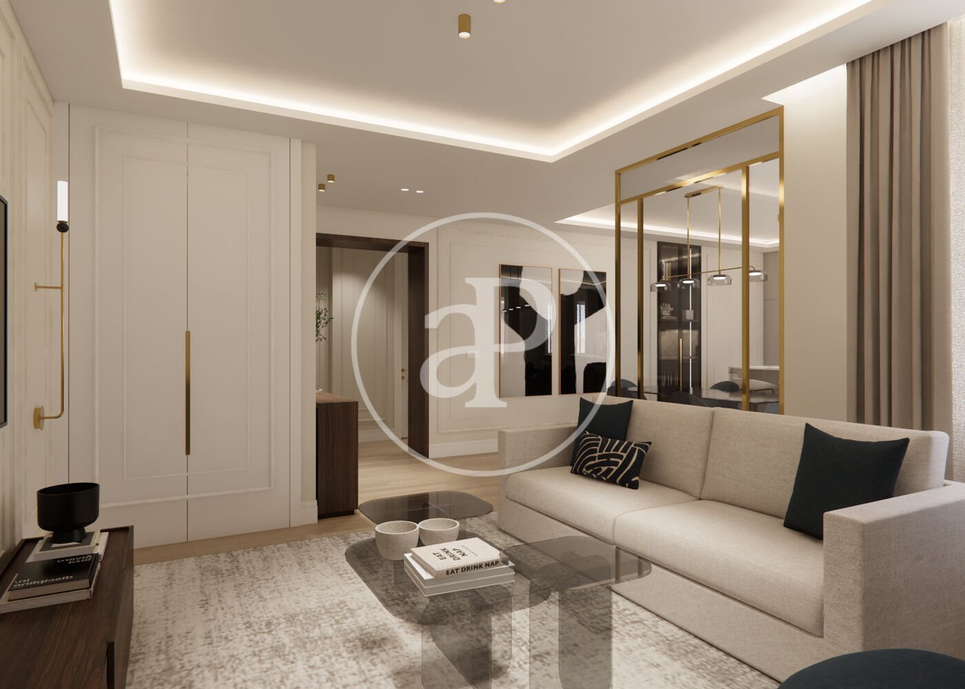 Apartamento de 2 dormitorios en Madrid, Spain No. 162210