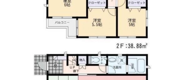 Casa de 3 dormitorios en Fukuoka, Japan No. 5502 2