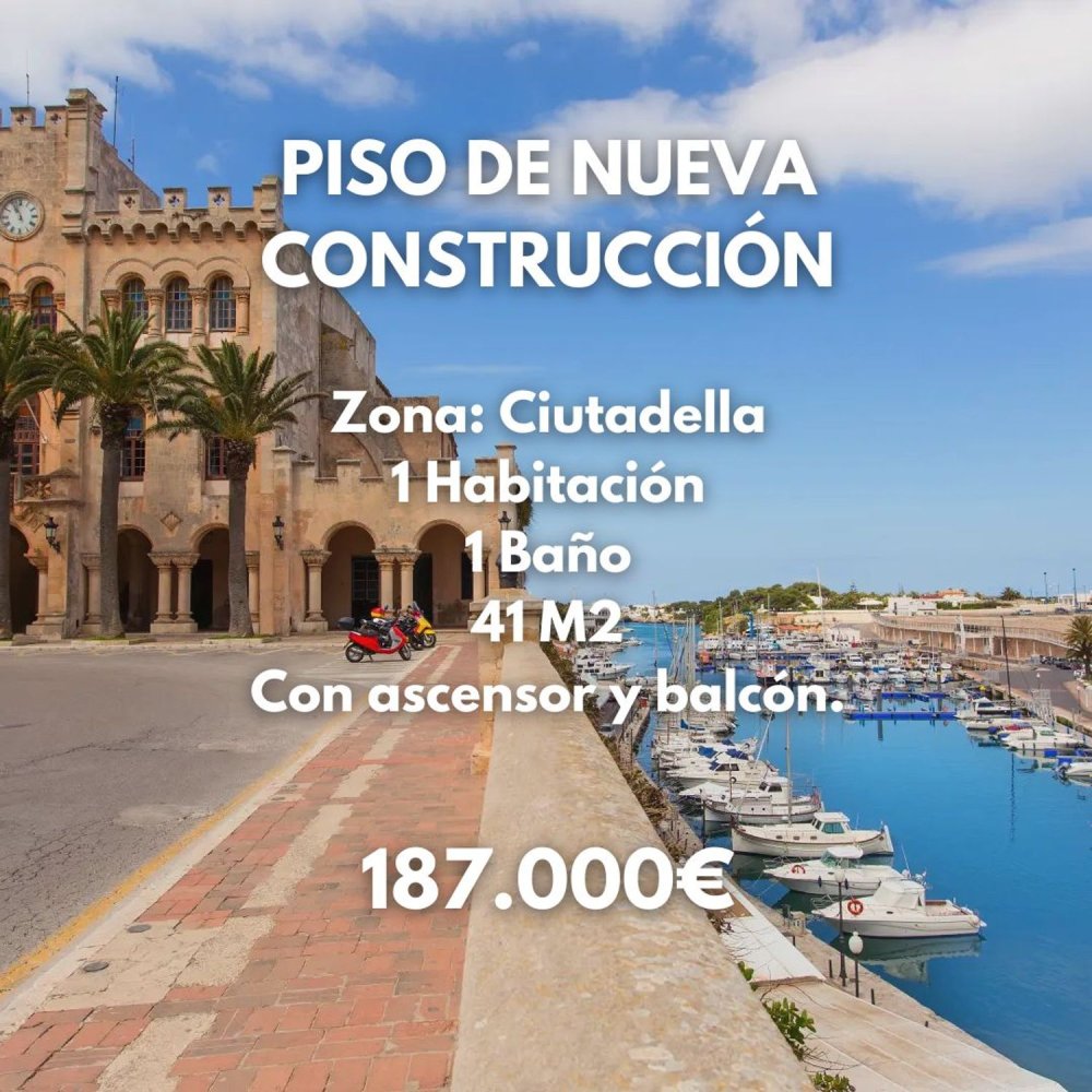 1 bedroom Apartment in Menorca, Spain No. 215802