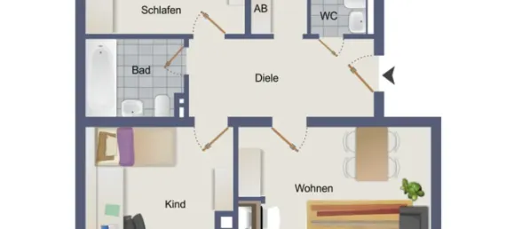Apartamento de 2 dormitorios en Wesel, Germany No. 274833 14