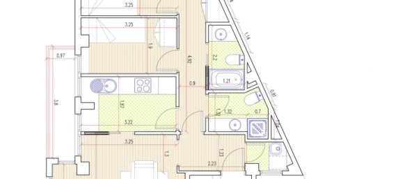 Apartamento T3 em Eixample, Spain N.º 185587 12