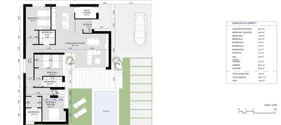 3 bedrooms Villa in Murcia, Spain No. 4106 6