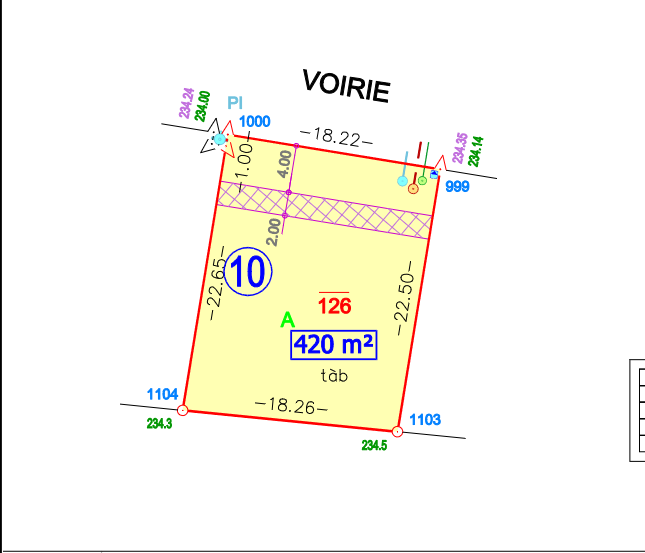 420m² Land in Niffer, France No. 78137