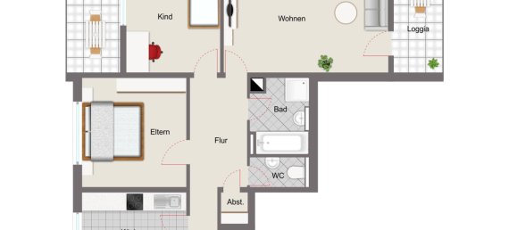 3 rooms Apartment in Munich, Germany No. 229295 16