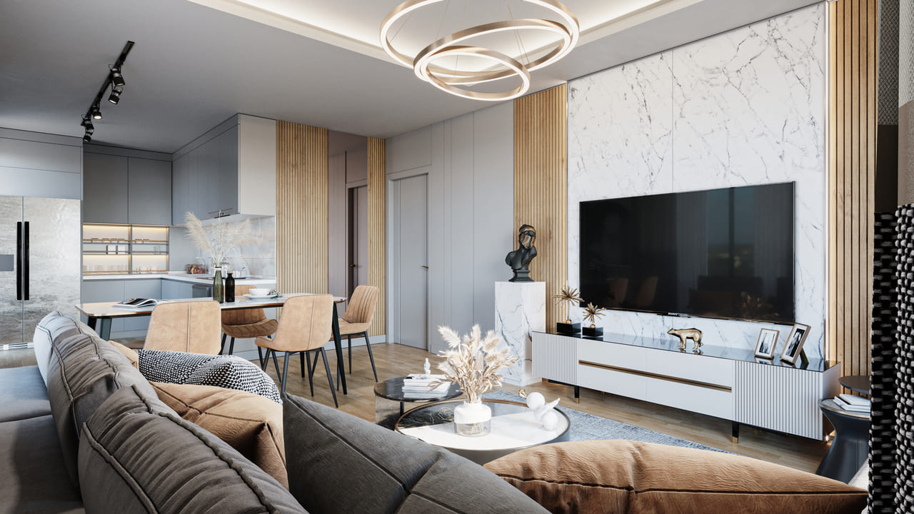 Apartamento de 3+1 en Lotus Terrace, Aksu, Turkey No. 39197