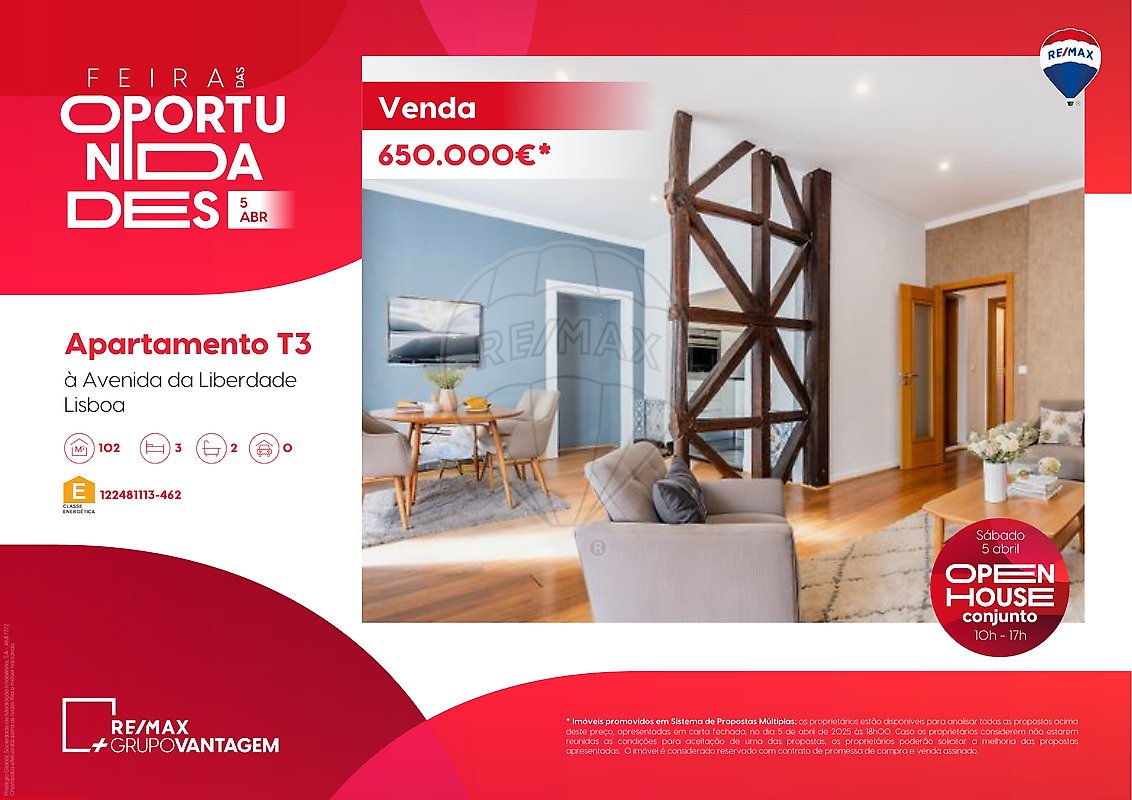 3 bedrooms Apartment in Lisbon, Portugal No. 117179