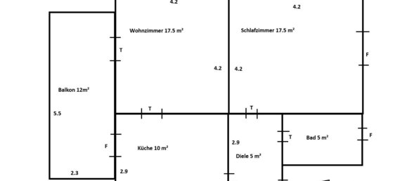 Apartamento de 2 habitaciónes en Schwandorf, Germany No. 236095 3