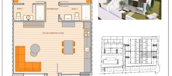 Bungalow de 2 dormitorios en Pilar de la Horadada, Spain No. 6735 24