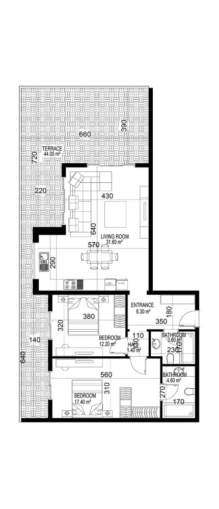 Apartamento de 2+1 en Yekta Kingdom Premium, Mahmutlar, Turkey No. 36334 1