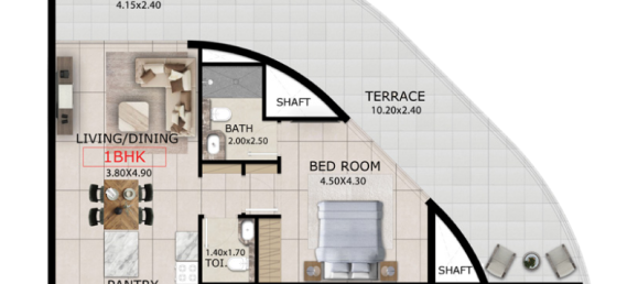 استوديو في دبي, UAE رقم 121679 4