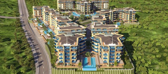 Wohnung 1+1 in Cebeci Vista Alanya Kestel, Alanya, Turkey, Nr. 38243 6