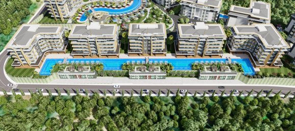 Wohnung 1+1 in Cebeci Vista Alanya Kestel, Alanya, Turkey, Nr. 38243 13