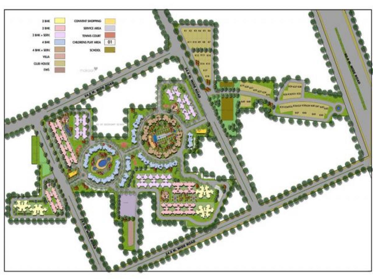 3 bedrooms House in Gurgaon, India No. 43226