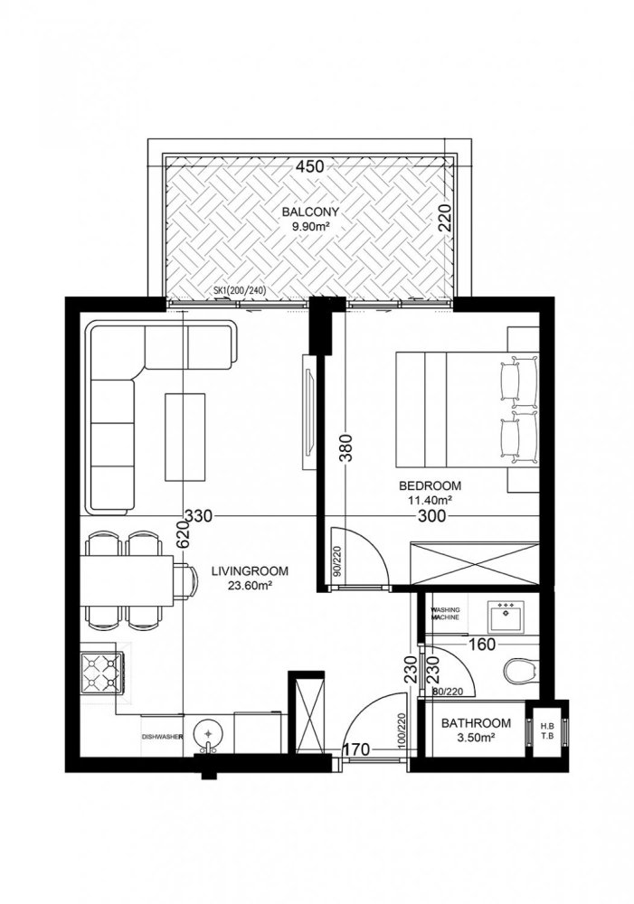 Apartment 1+1 in Yekta Golden Valley, Oba, Turkey No. 37767 1