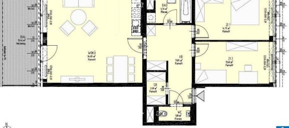 3-salle Appartement à Meidling, Austria No. 253082 11