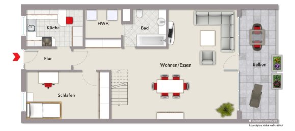 3 غرف نوم منزل ذو طابقين في Boblingen, Germany رقم 76050 11