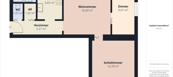 2 rooms Apartment in Ganserndorf, Austria No. 128560 5