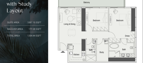 2 bedrooms Apartment in MOTOR CITY HILLS, Motor City, UAE No. 118920 9