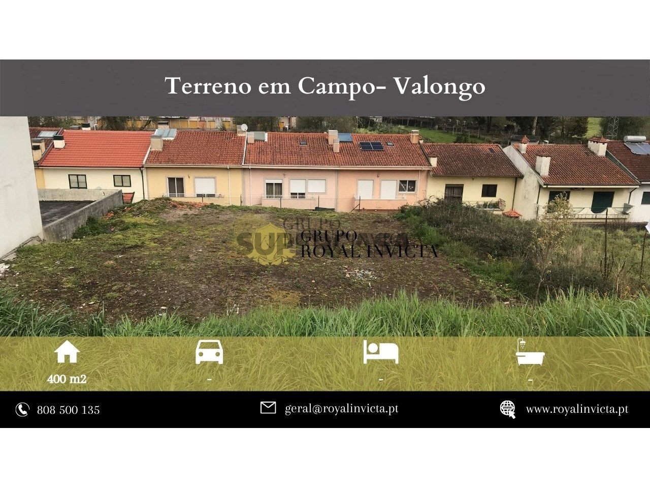 400m² Land in Valongo, Portugal No. 161553