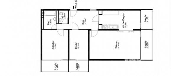 3-salle Appartement à Munich, Germany No. 210455 4