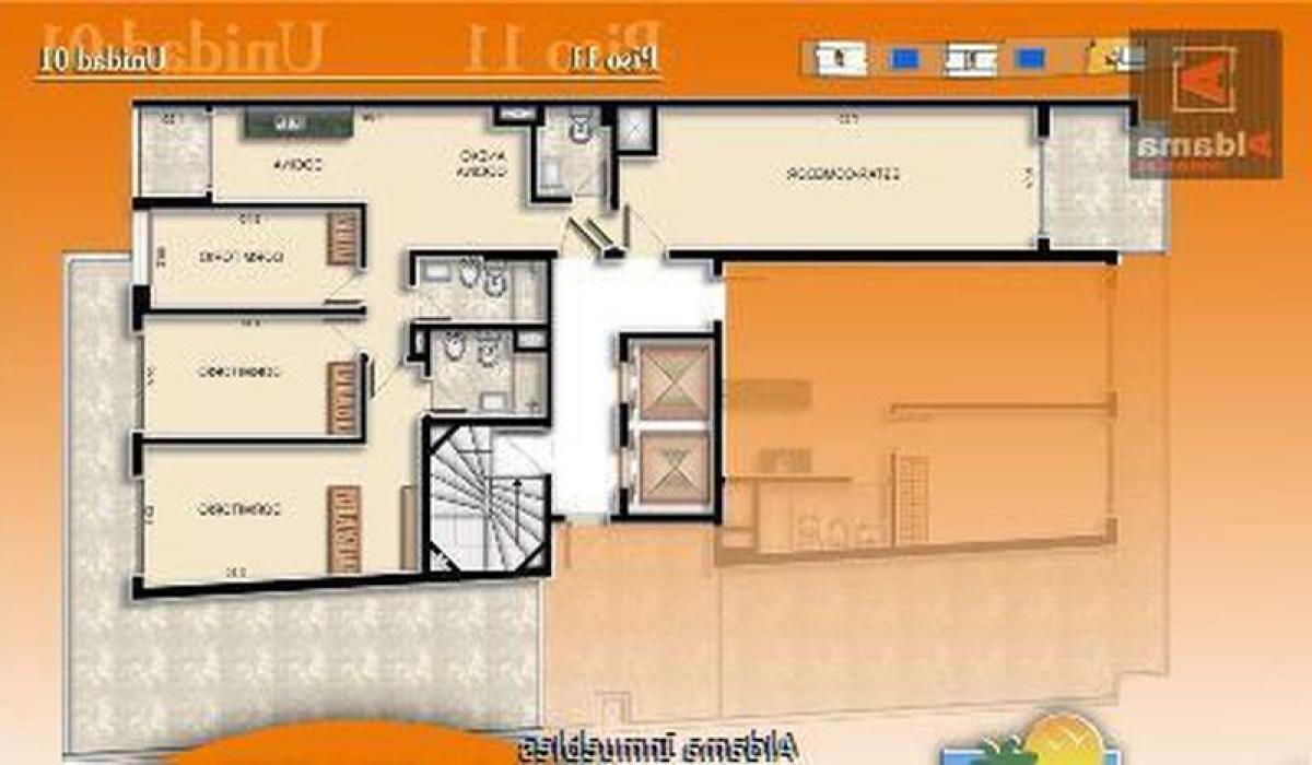 3 bedrooms Apartment in Montevideo, Uruguay No. 1837