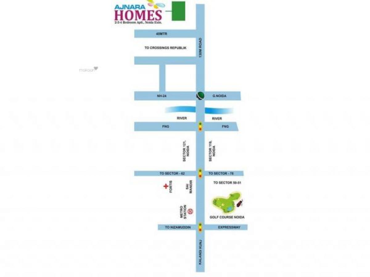 3 غرف نوم منزل في Noida, India رقم 66496