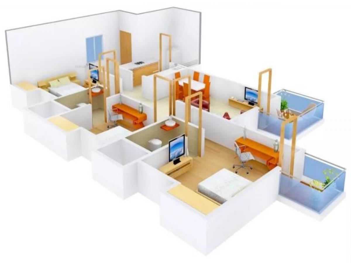 3 bedrooms House in Gurgaon, India No. 6052