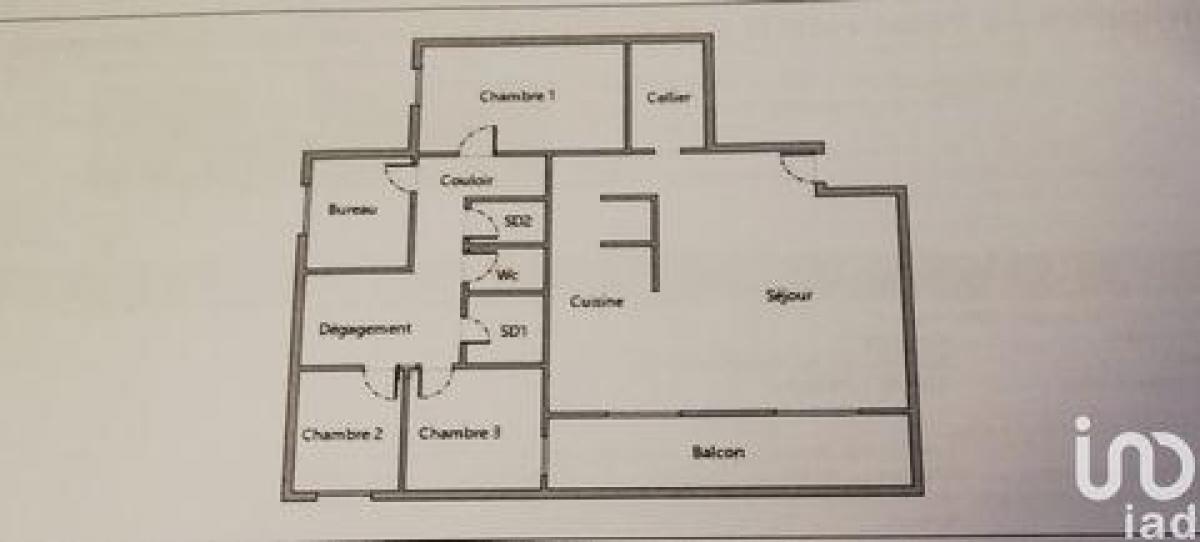 شقة 3 غرف نوم  في Eysines, France رقم 15166