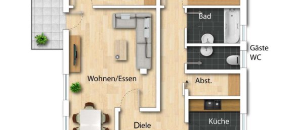 2 غرف نوم شقة في Regensburg, Germany رقم 86223 10