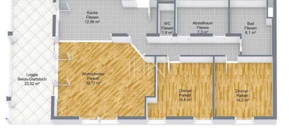 3 rooms Apartment in Favoriten, Austria No. 143389 21