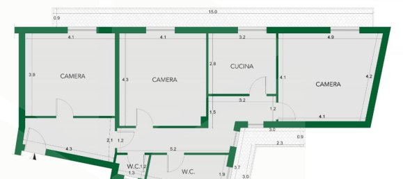 4-Zimmer Wohnung in Messina, Italy, Nr. 25958 22