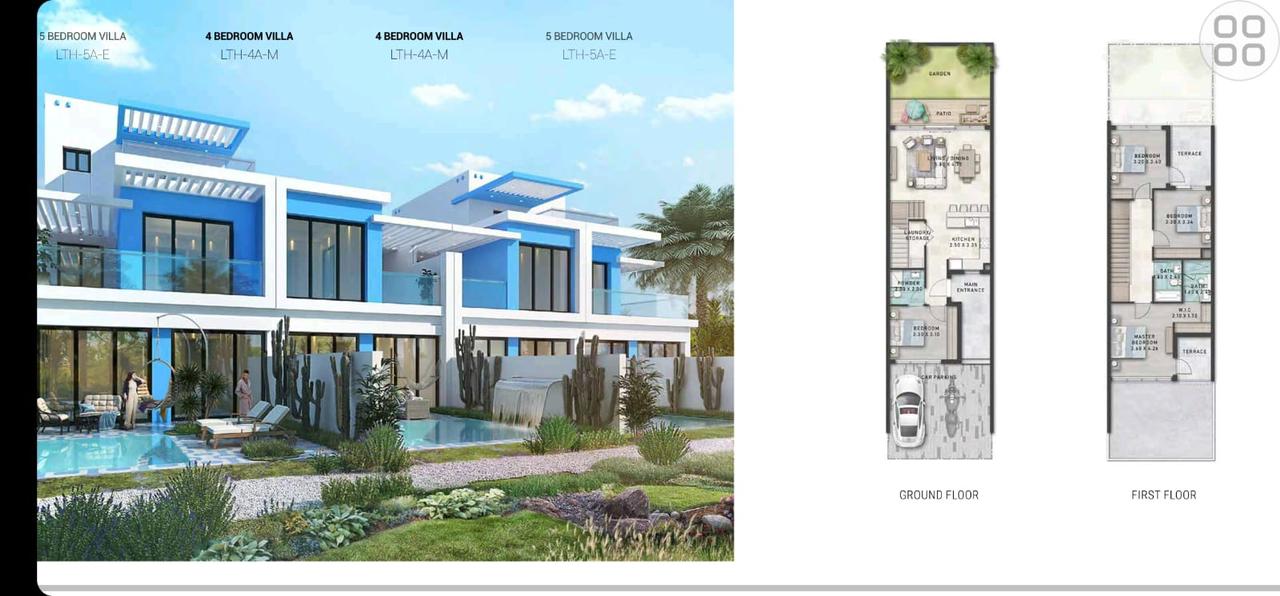 4 bedrooms Townhouse in SANTORINI, Dubai, UAE No. 59936