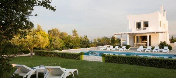 Вилла 500м² в Лутракион, Лутракион-Перахора-Айи-Теодори, Коринфия, Пелопоннес, Пелопоннес, Западная Греция и Ионические острова, Греция № 7561 12